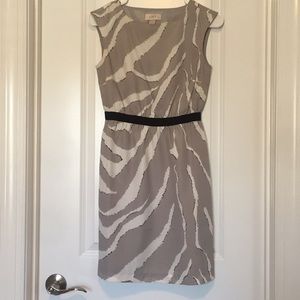 Ann Taylor Lift Petite Stripped Dress
